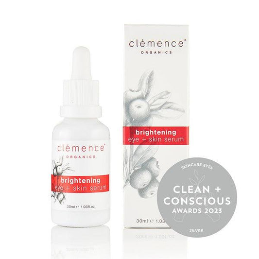 Clemence Organics - Brightening Eye & Skin Serum - The Bare Theory
