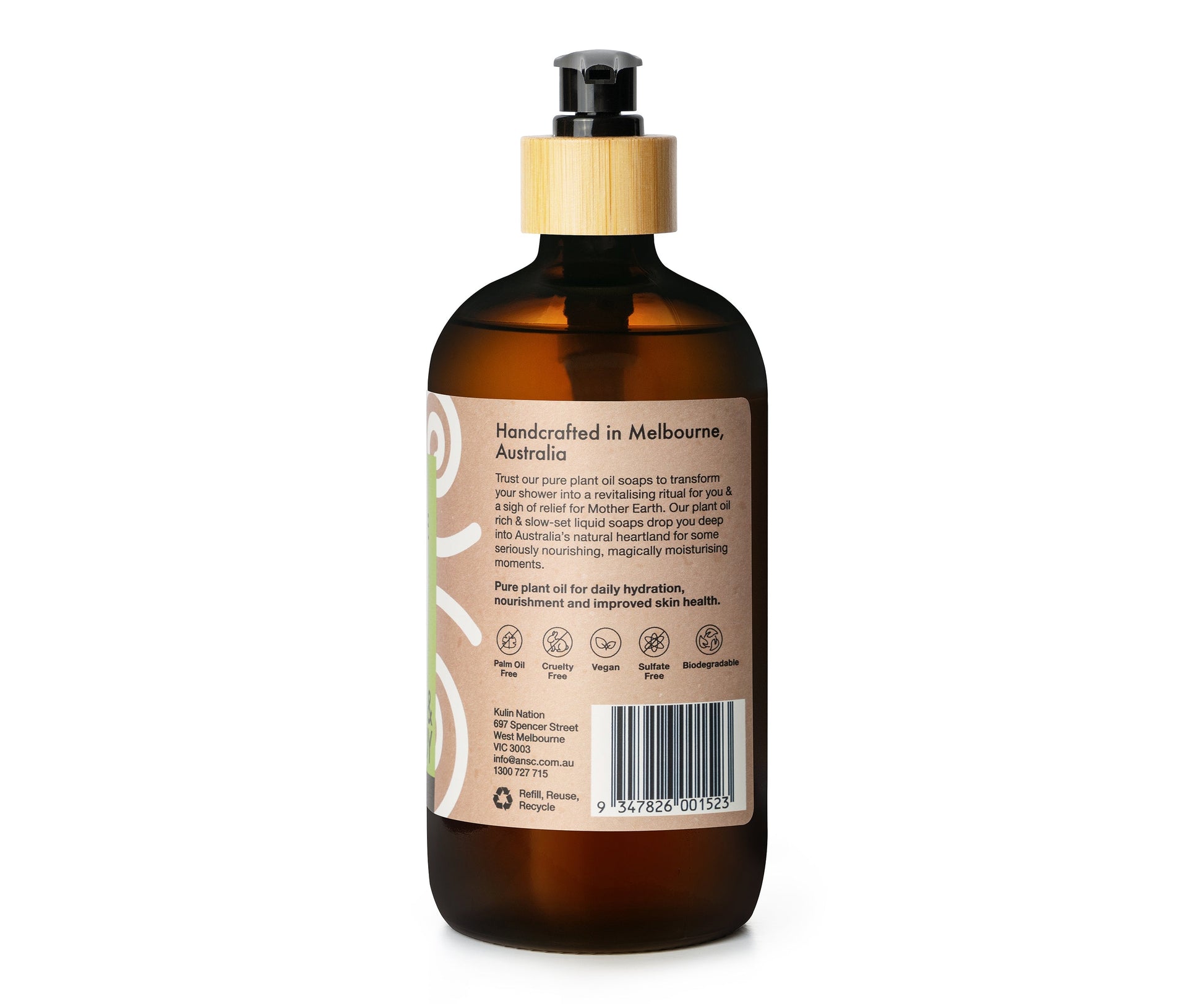 Australian Natural Soap Company - Hand & Body Wash - Olive Castile - The Bare Theory