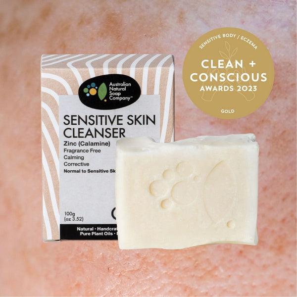 Australian Natural Soap Company - Sensitive Skin Cleanser - The Bare Theory