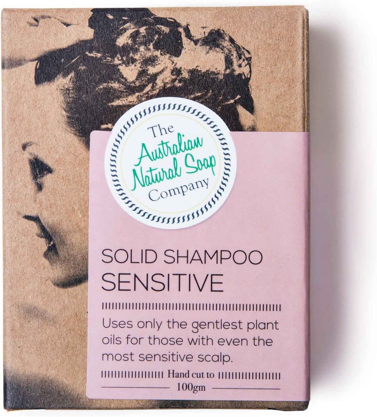 Australian Natural Soap Company - Solid Shampoo Bar - Sensitive - The Bare Theory