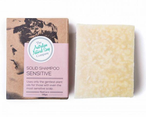 Australian Natural Soap Company - Solid Shampoo Bar - Sensitive - The Bare Theory