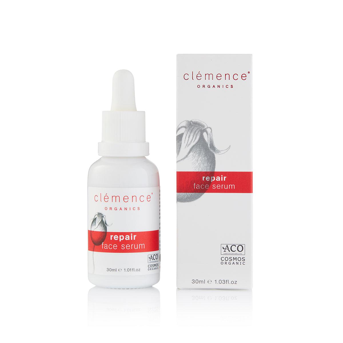 Clemence Organics - Repair Face Serum - The Bare Theory