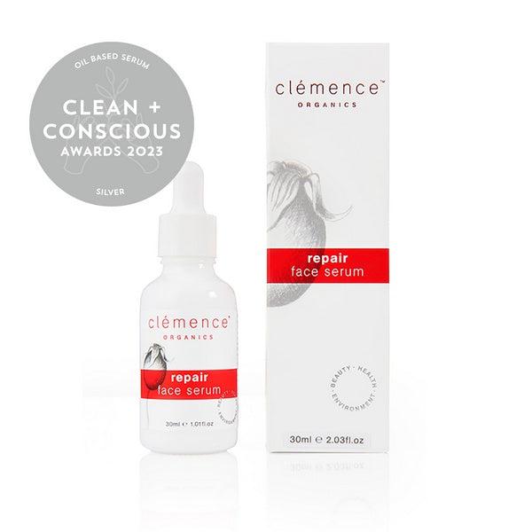 Clemence Organics - Repair Face Serum - The Bare Theory