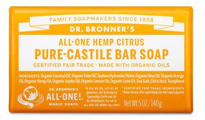 Dr Bronner's - Bar Soap - CITRUS Dr Bronner - The Bare Theory