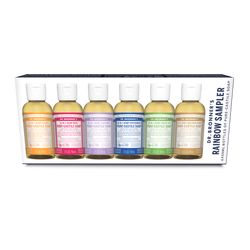 Dr Bronner's - Rainbow Sampler Pack - CASTILE SOAPS - The Bare Theory