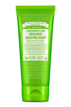 Dr Bronner's - Shaving Soap 207ml - LEMONGRASS LIME - The Bare Theory