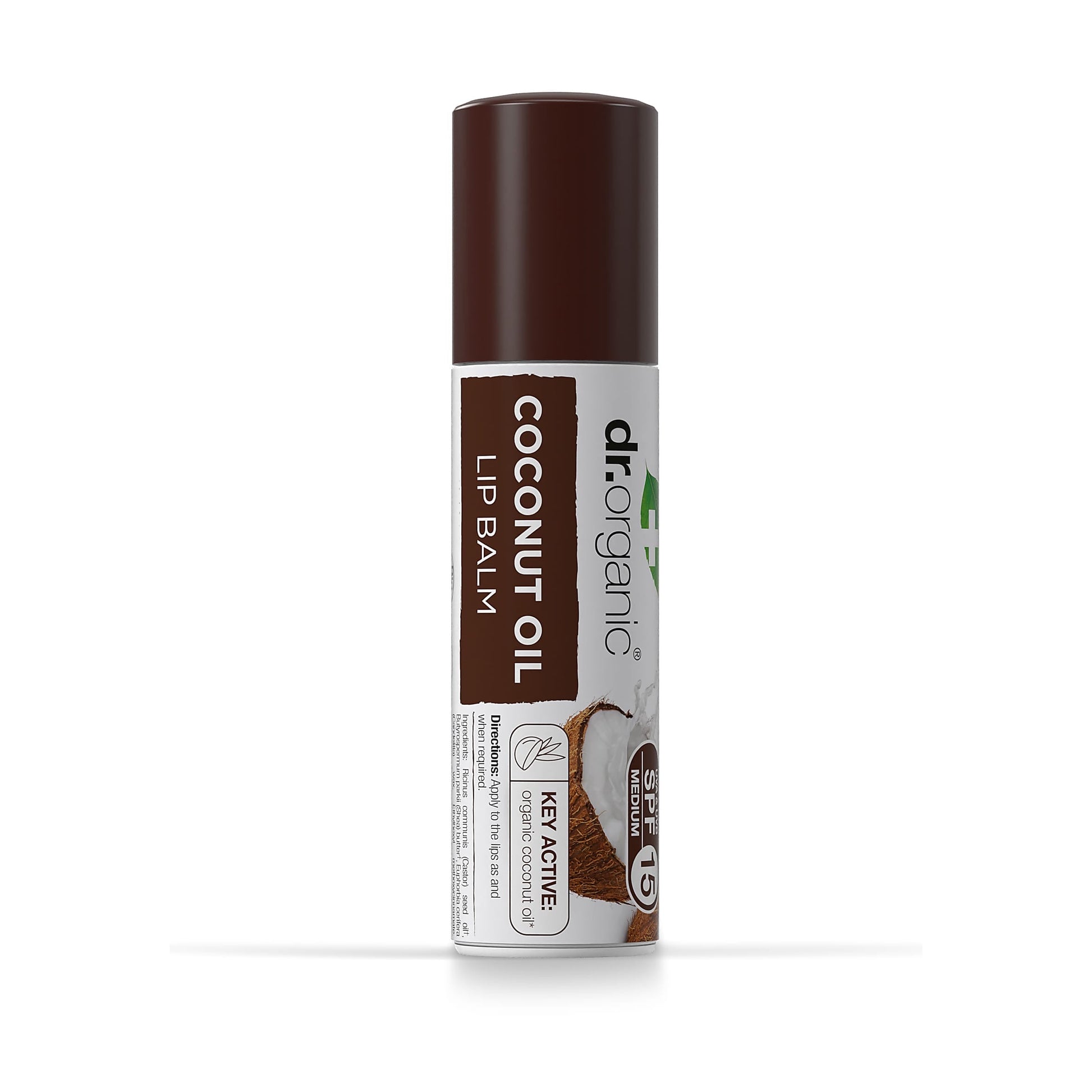 Dr. Organic - Virgin Coconut Oil Lip Balm - SPF 15 - The Bare Theory