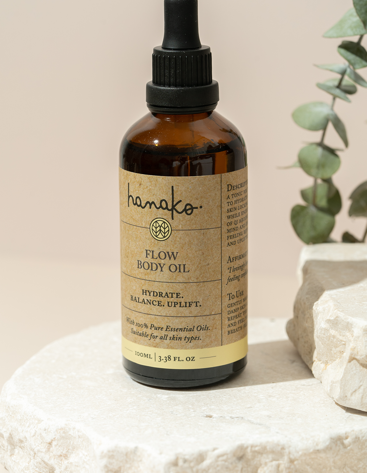 Hanako - Flow Body Oil (Organic) - The Bare Theory