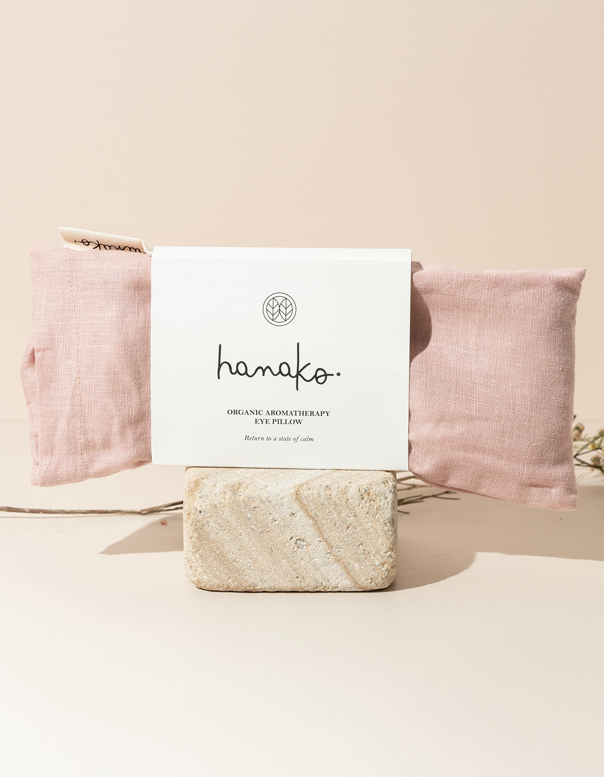 Hanako - Rose Aromatherapy Organic Eye Pillow - The Bare Theory