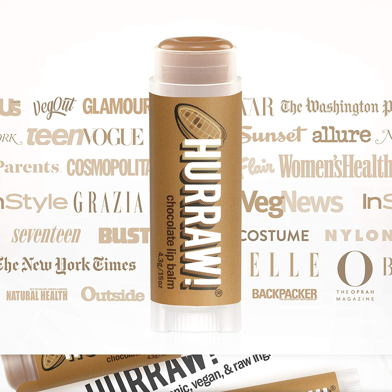 Hurraw! Balms - HR Chocolate Lip Balm 4.8g - The Bare Theory