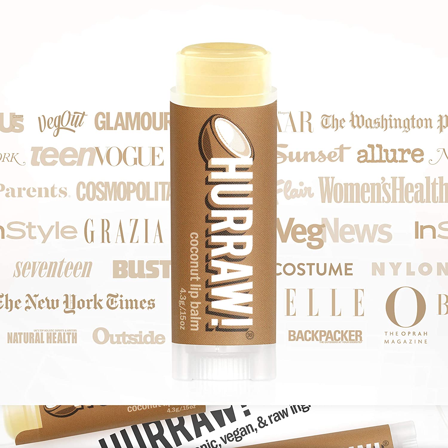 Hurraw! Balms - HR Coconut Lip Balm 4.8g - The Bare Theory