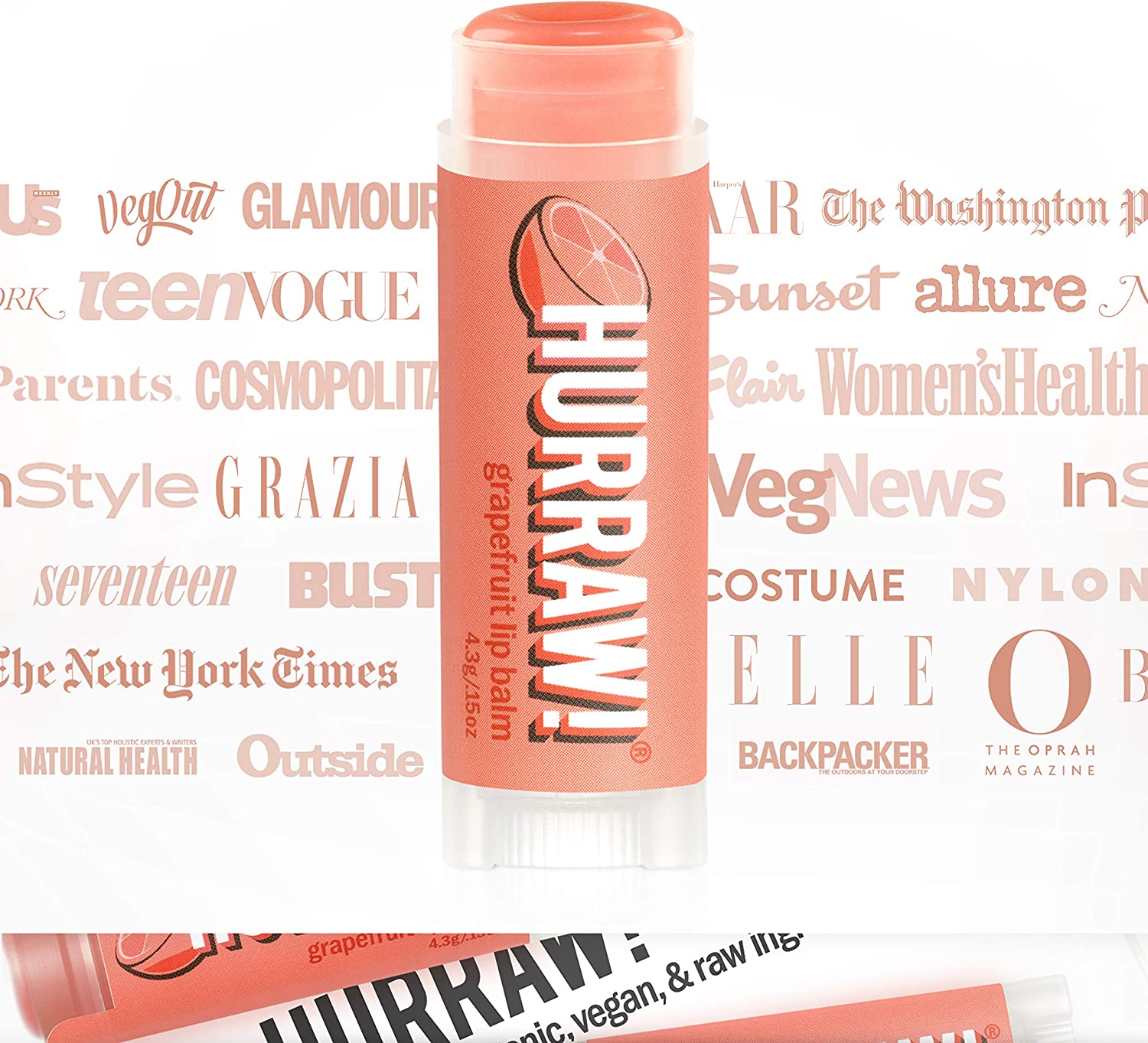 Hurraw! Balms - HR Grapefruit Lip Balm 4.8g - The Bare Theory