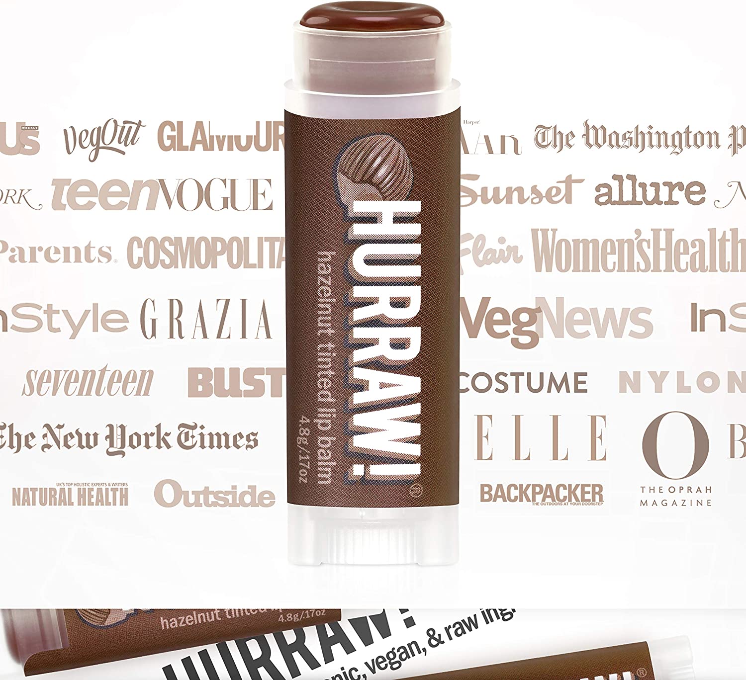 Hurraw! Balms - HR Hazelnut Tinted Lip Balm 4.8g - The Bare Theory