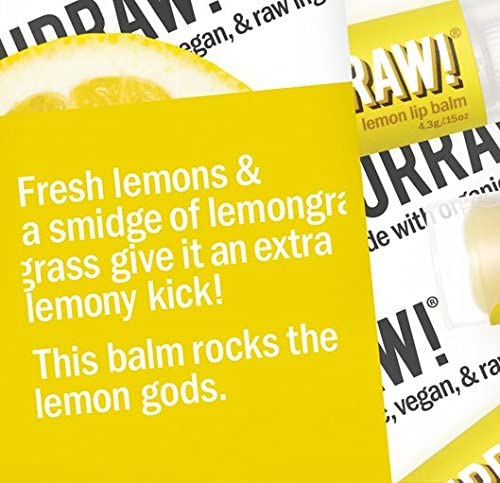 Hurraw! Balms - HR Lemon Lip Balm 4.8g - The Bare Theory