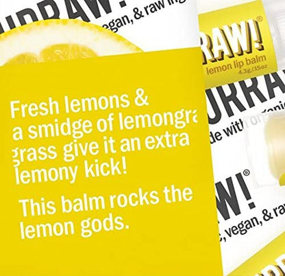 Hurraw! Balms - HR Lemon Lip Balm 4.8g - The Bare Theory