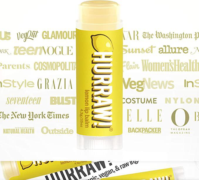 Hurraw! Balms - HR Lemon Lip Balm 4.8g - The Bare Theory