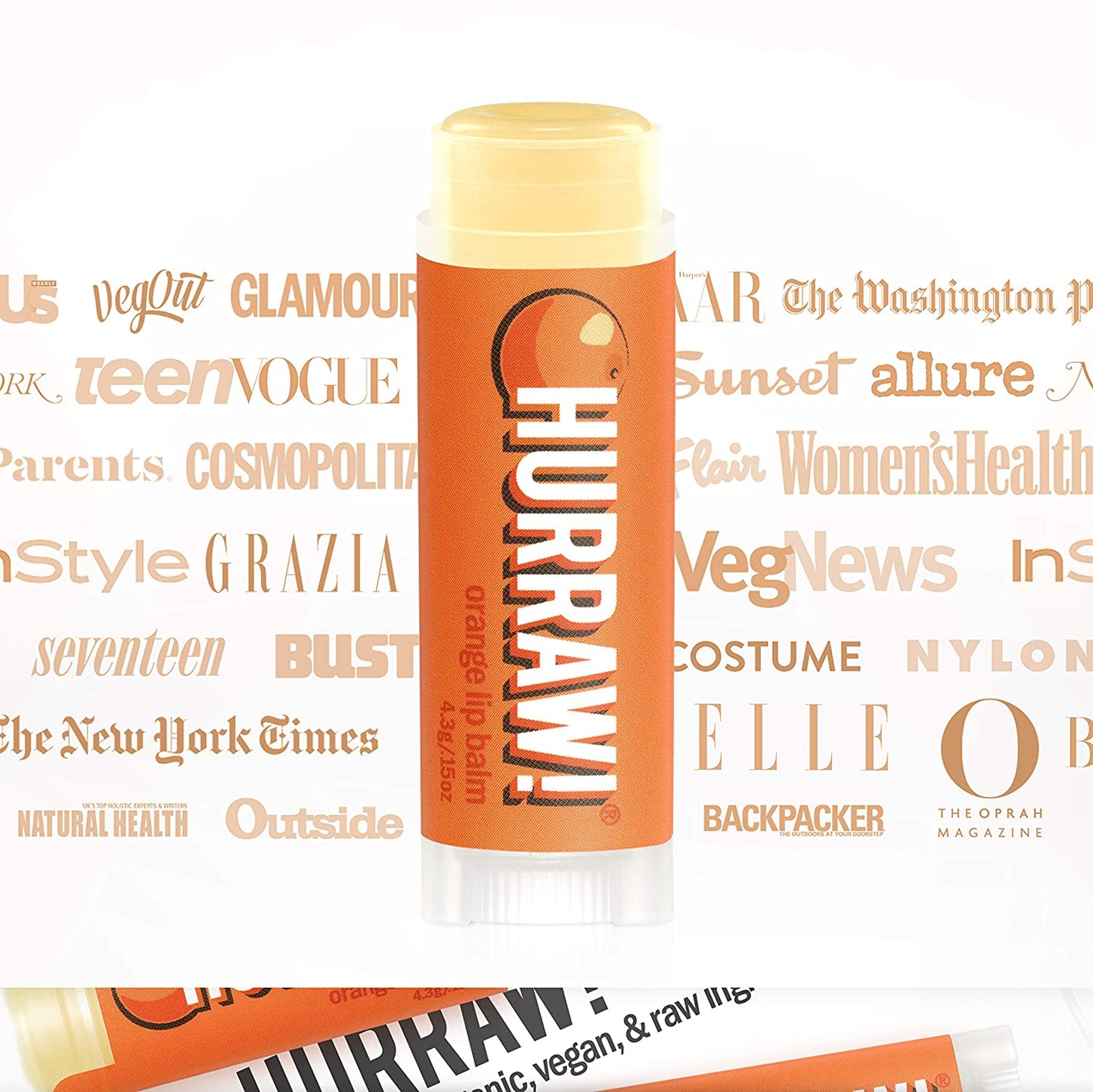 Hurraw! Balms - HR Orange Lip Balm 4.8g - The Bare Theory