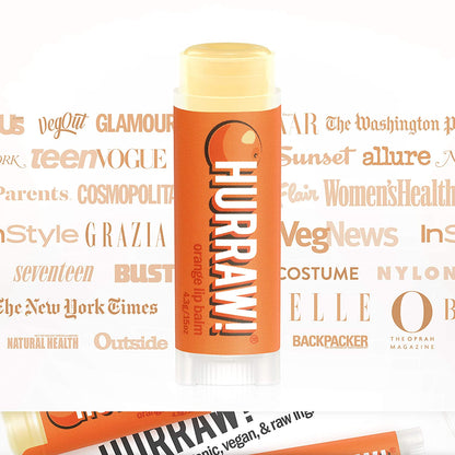 Hurraw! Balms - HR Orange Lip Balm 4.8g - The Bare Theory