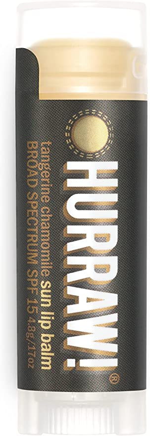 Hurraw! Balms - HR Sun Tangerine Chamomile Lip BalmSPF15 4.8g - The Bare Theory