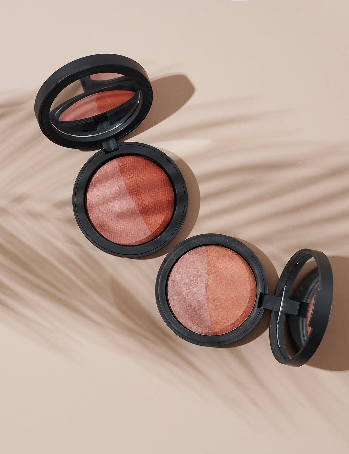 INIKA - Baked Blush Duo - Burnt Peach - The Bare Theory