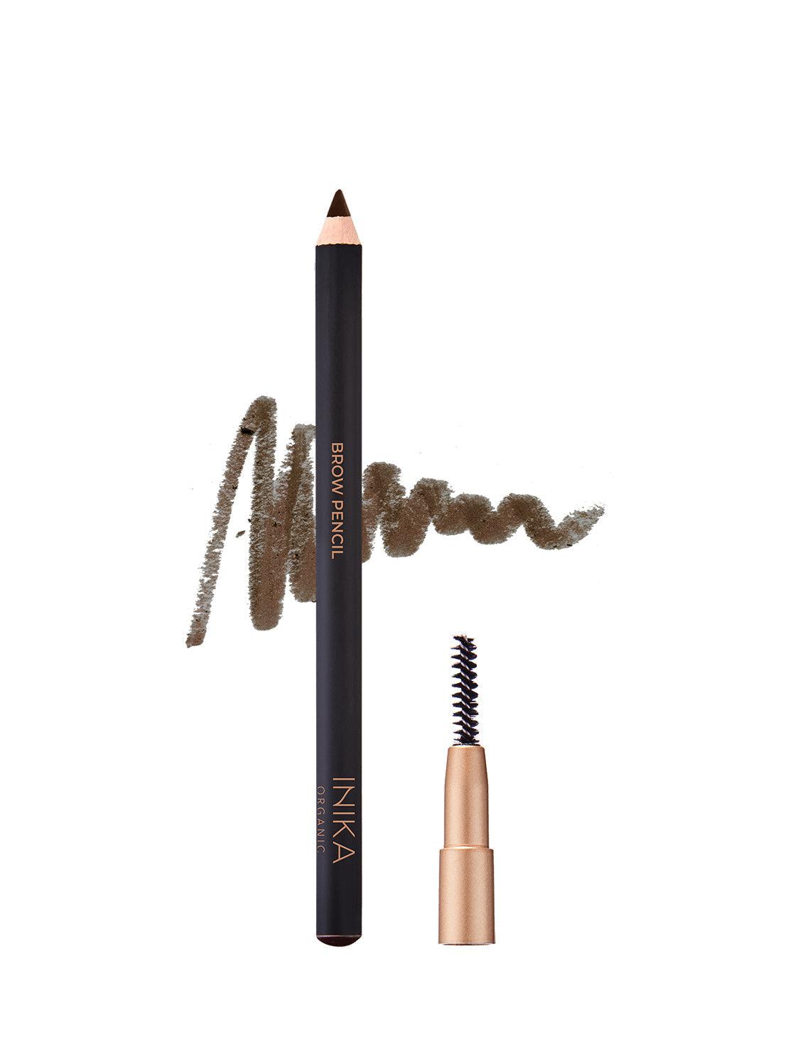 INIKA - Brow Pencil - Dark Brunette - The Bare Theory