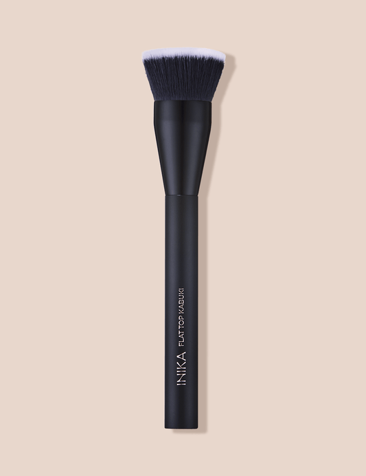 INIKA - Flat Top Kabuki Brush - The Bare Theory