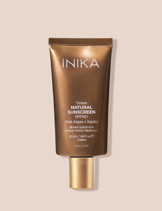 INIKA Organic Tinted Natural Sunscreen SPF50+ 50mL - TINTED - The Bare Theory