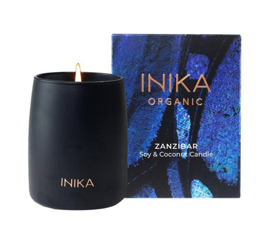 Inika - Zanzibar Soy & Coconut Candle - The Bare Theory