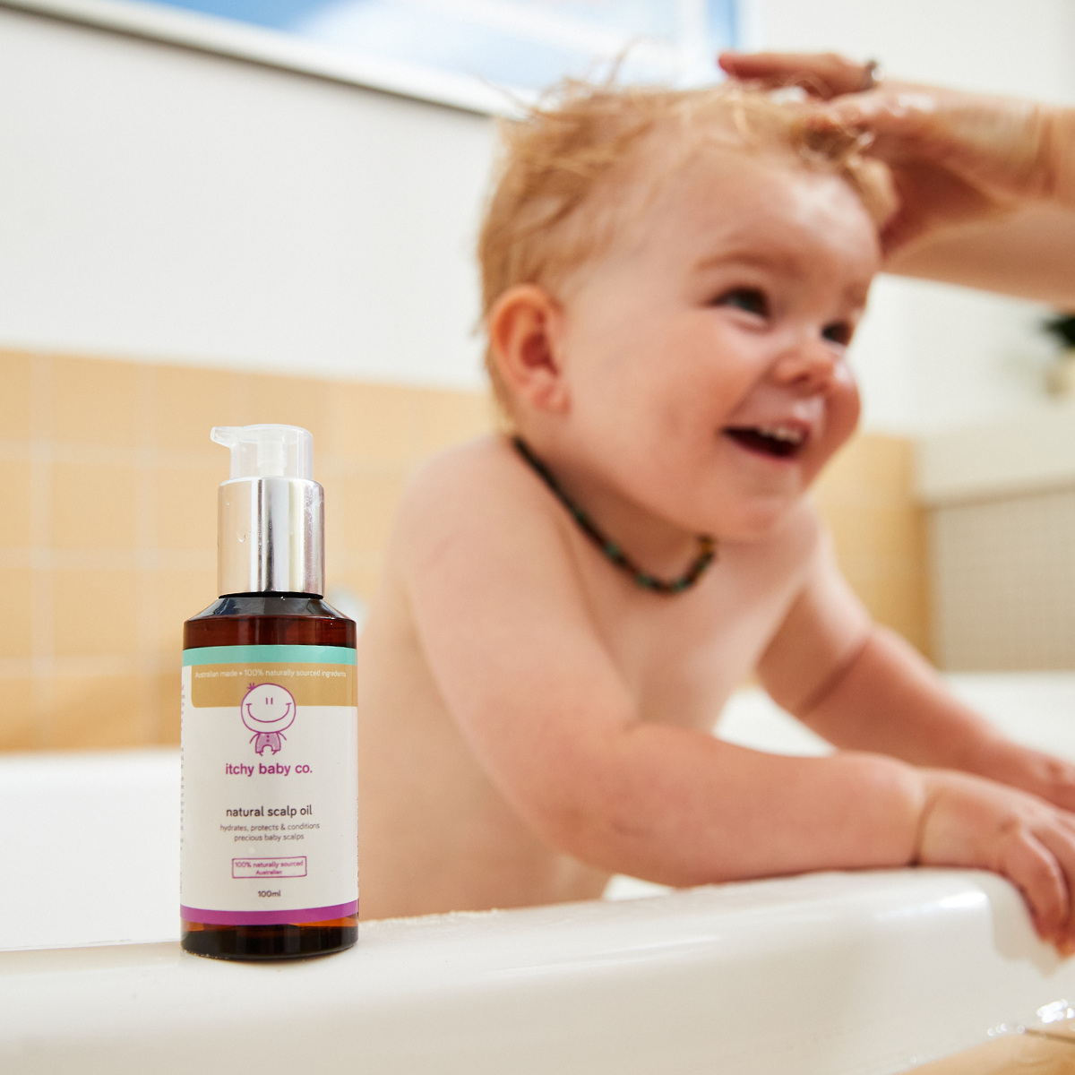 Itchy Baby co - Natural Baby Dry Scalp Oil - The Bare Theory