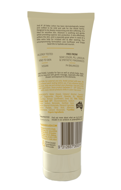 Jack n' Jill - Baby Lotion - Fragrance Free - The Bare Theory