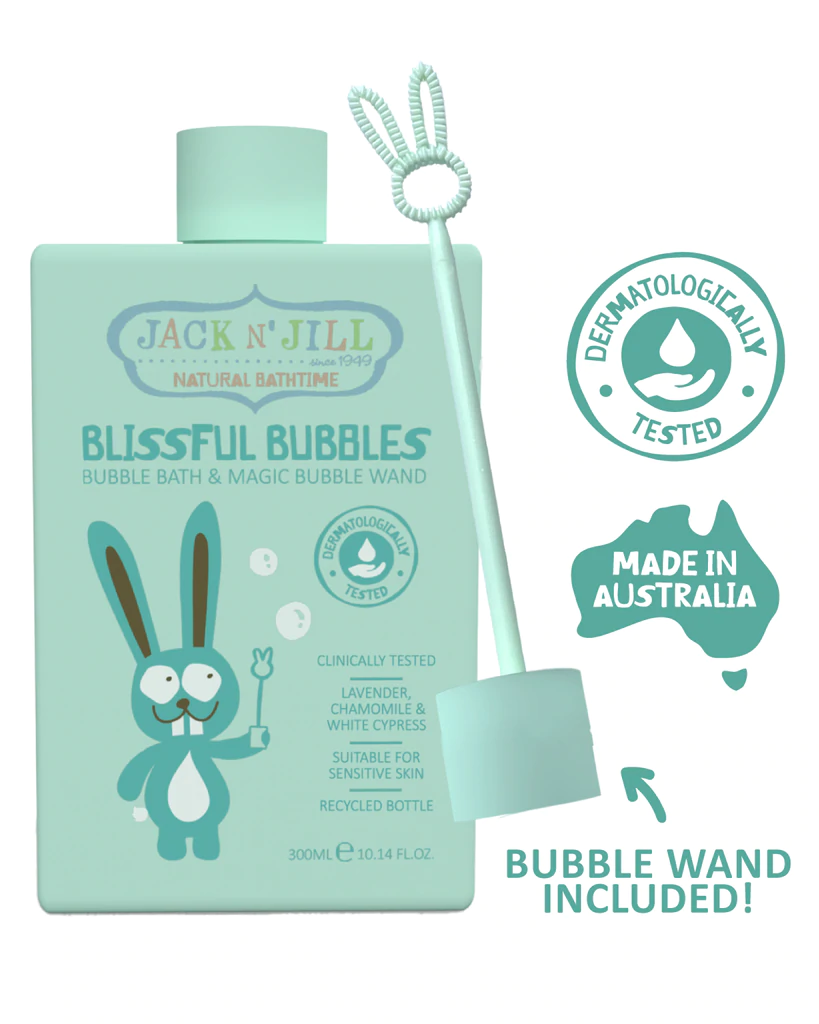 Jack N' Jill - Bubble Bath with Bubble Wand - Natural 300mL - The Bare Theory