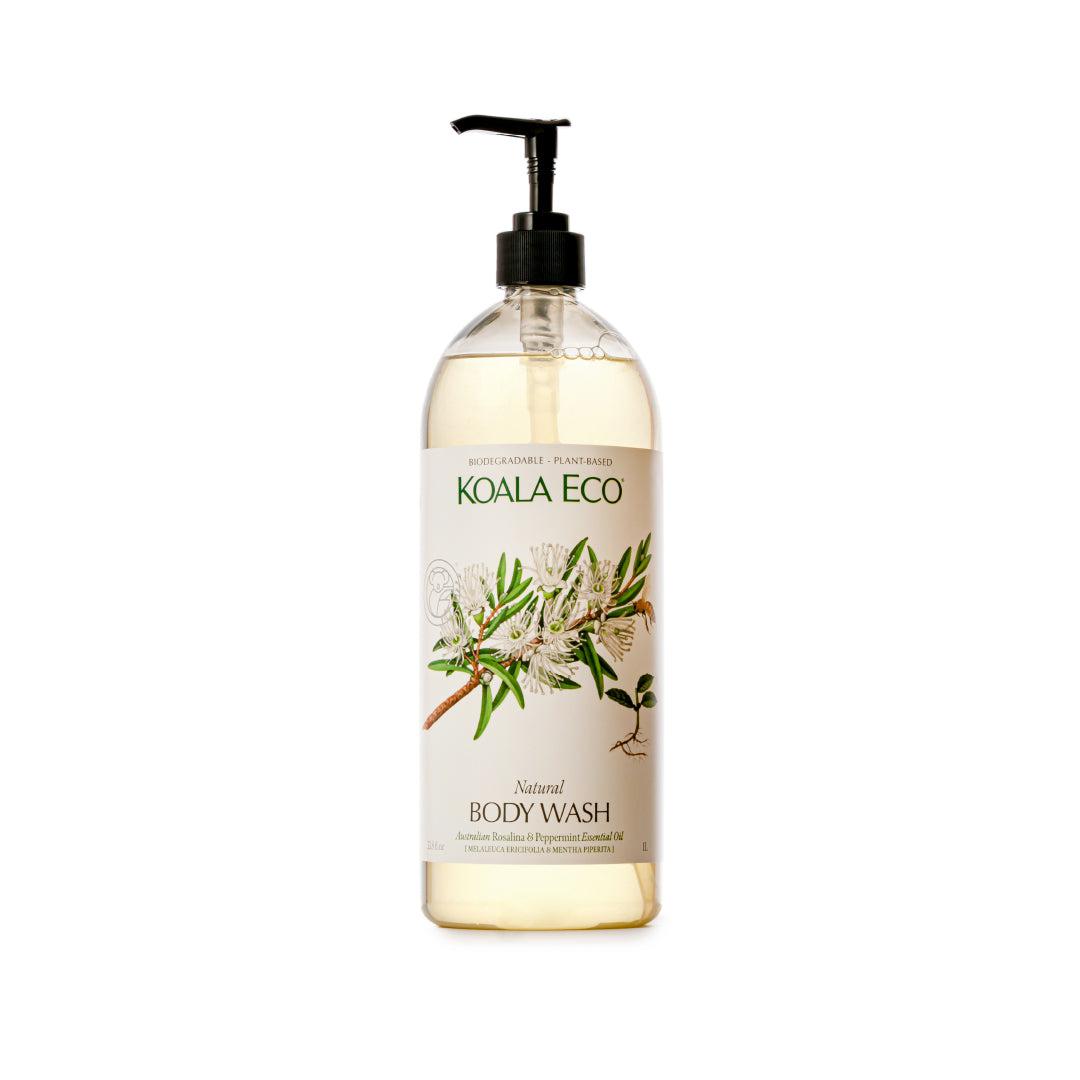 Koala Eco - Body Wash. Rosalina & Peppermint Essential Oil - The Bare Theory