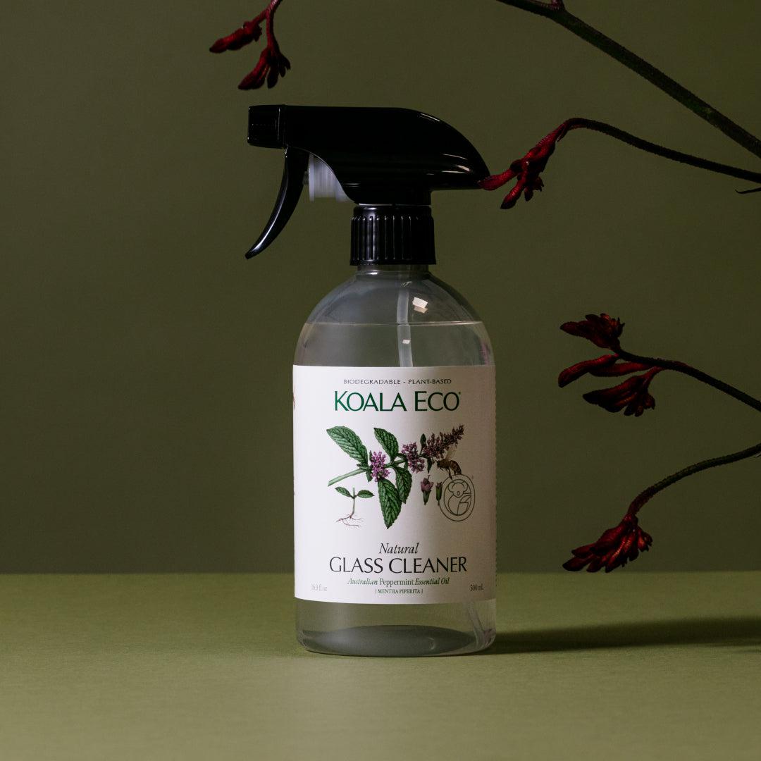 Koala Eco - Glass Cleaner. Peppermint Essential Oil - The Bare Theory