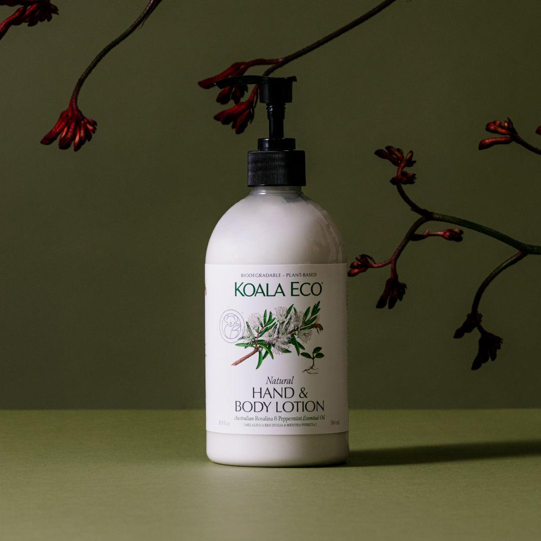 Koala Eco - Hand & Body Lotion - Rosalina & Peppermint Essential Oil - The Bare Theory