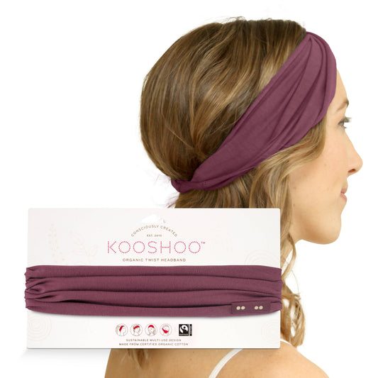 Kooshoo Twist Headband - Wild Ginger - The Bare Theory