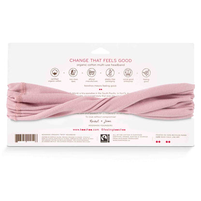 KOOSHOO - Twist Headbands - Matte Mauve - The Bare Theory