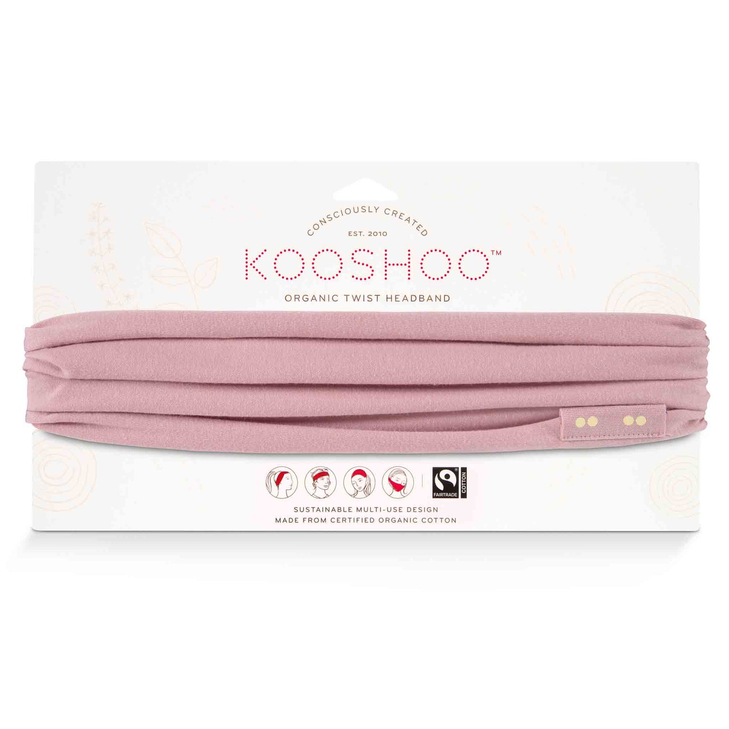 KOOSHOO - Twist Headbands - Matte Mauve - The Bare Theory