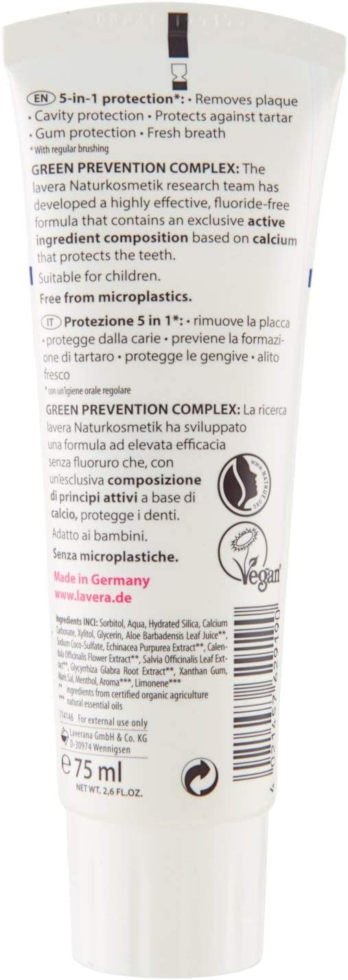 Lavera - Toothpaste Complete Care Fluoride-Free - The Bare Theory