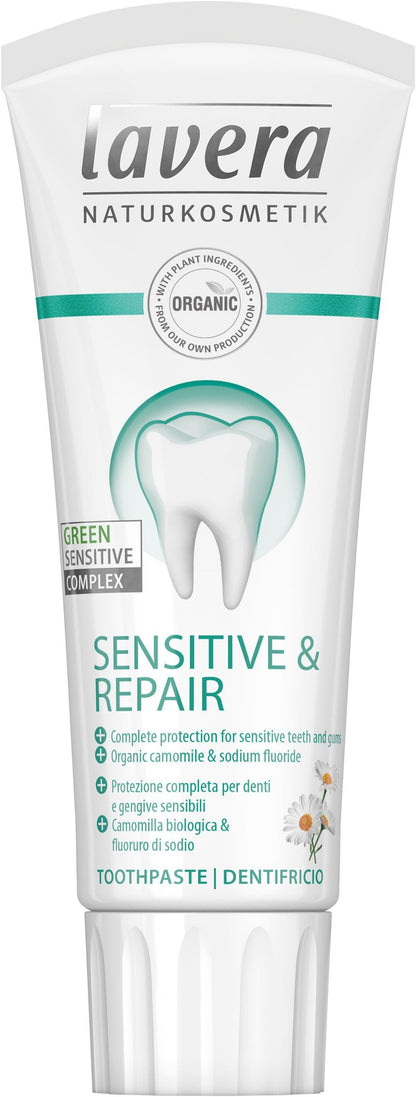 Lavera - Toothpaste Sensitive & Repair - The Bare Theory