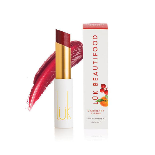 Luk Beautifood - Lip Nourish - Cranberry Citrus - The Bare Theory