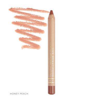 Luk Beautifood - Lipstick Crayon - Honey Peach - The Bare Theory