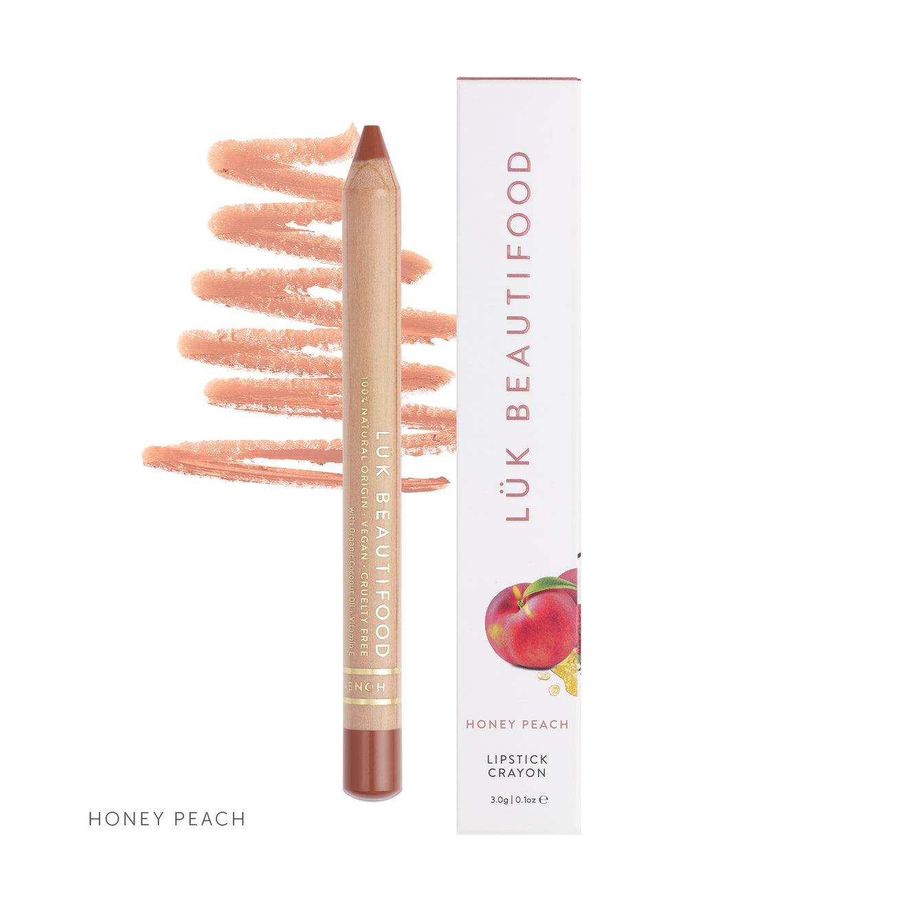 Luk Beautifood - Lipstick Crayon - Honey Peach - The Bare Theory