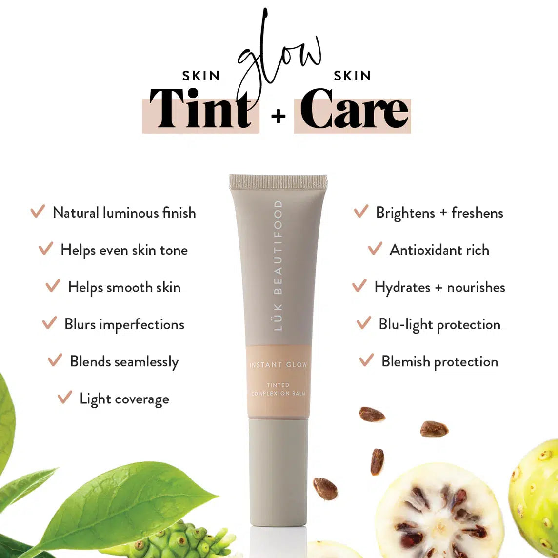 Luk Beautifood - Tinted Complexion Balms - The Bare Theory