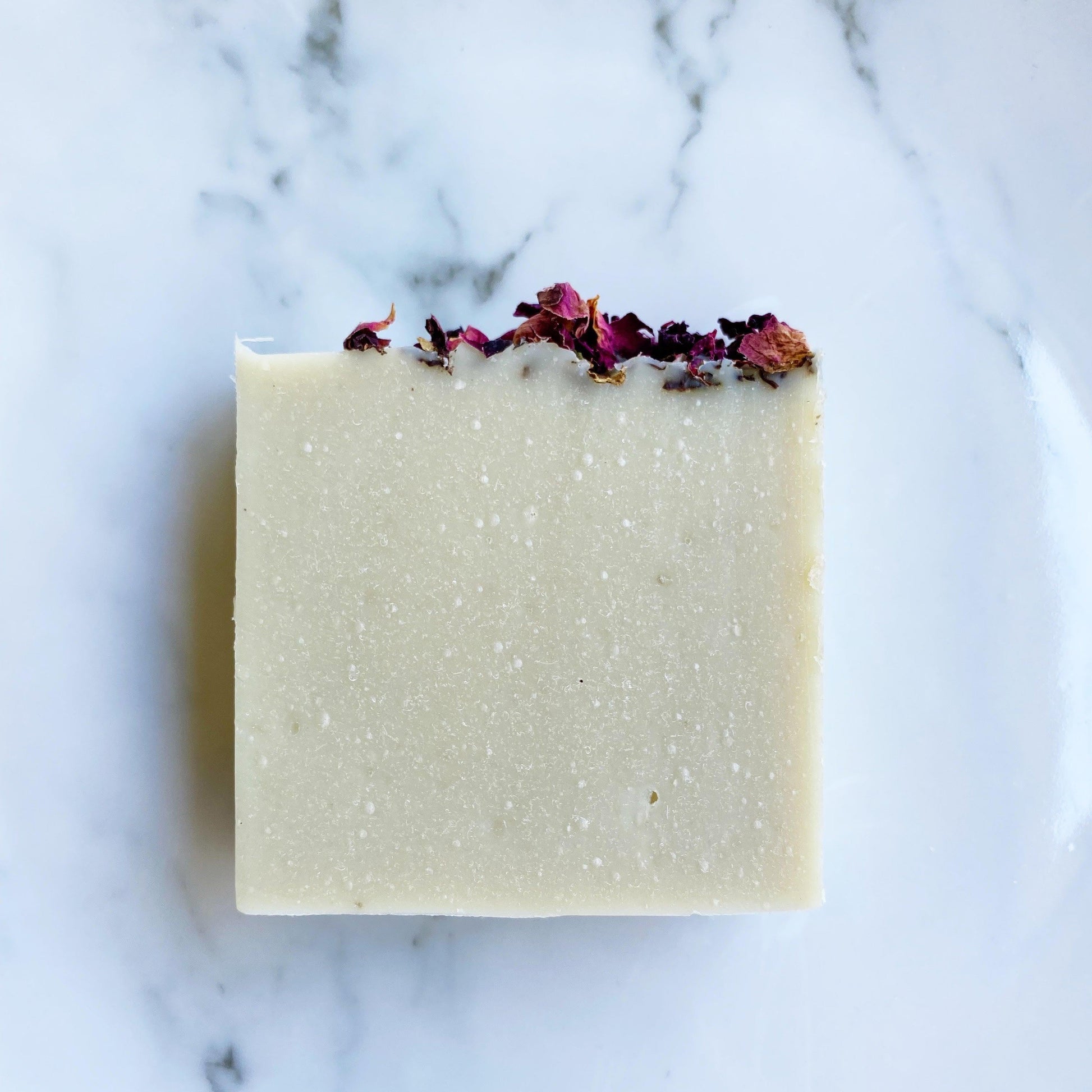 Milla's Pantry - Botanical Body Soap - Zinc & Rose petals - The Bare Theory