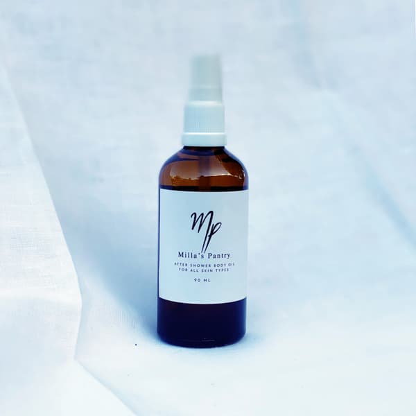 Milla's Pantry - Fragonia and Kunzea After Shower Body Oil - The Bare Theory