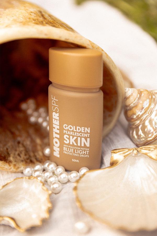 Mother SPF - Golden Pearlescent Drops - The Bare Theory