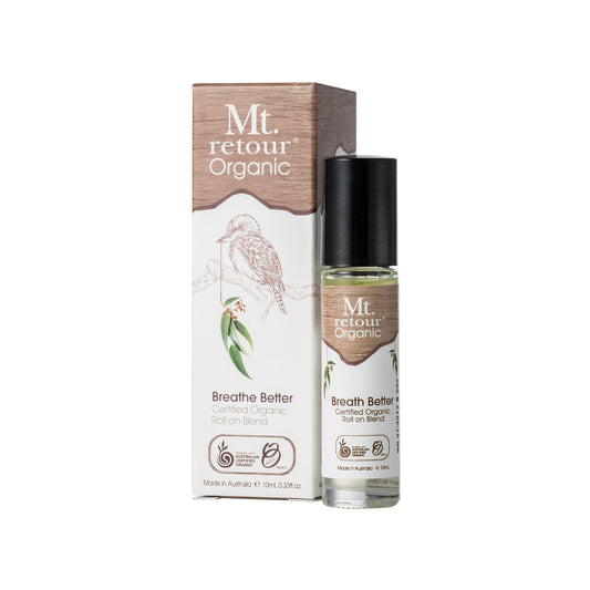 Mt. Retour - Breathe Better Certified Organic Roll On - 10ml - The Bare Theory