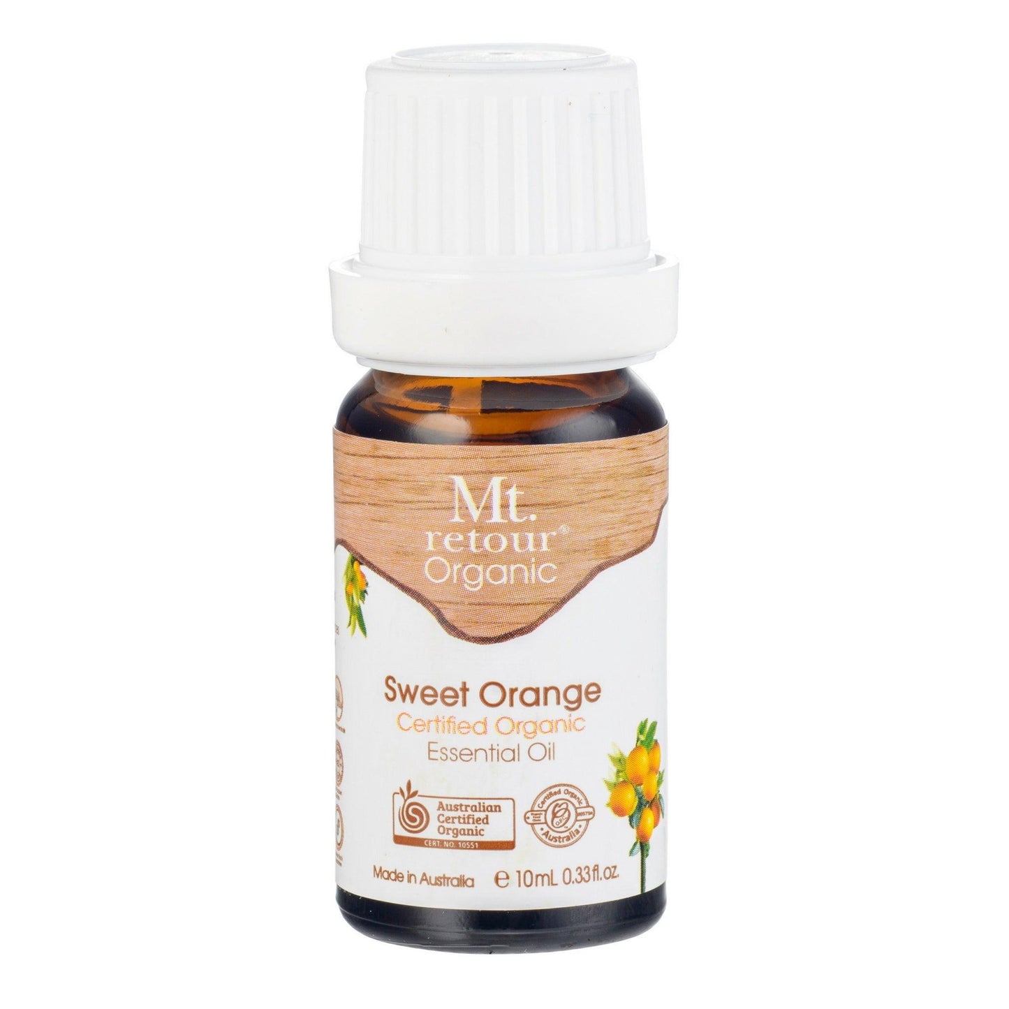 Mt. Retour - Sweet Orange Essential Oil - 10ml - The Bare Theory