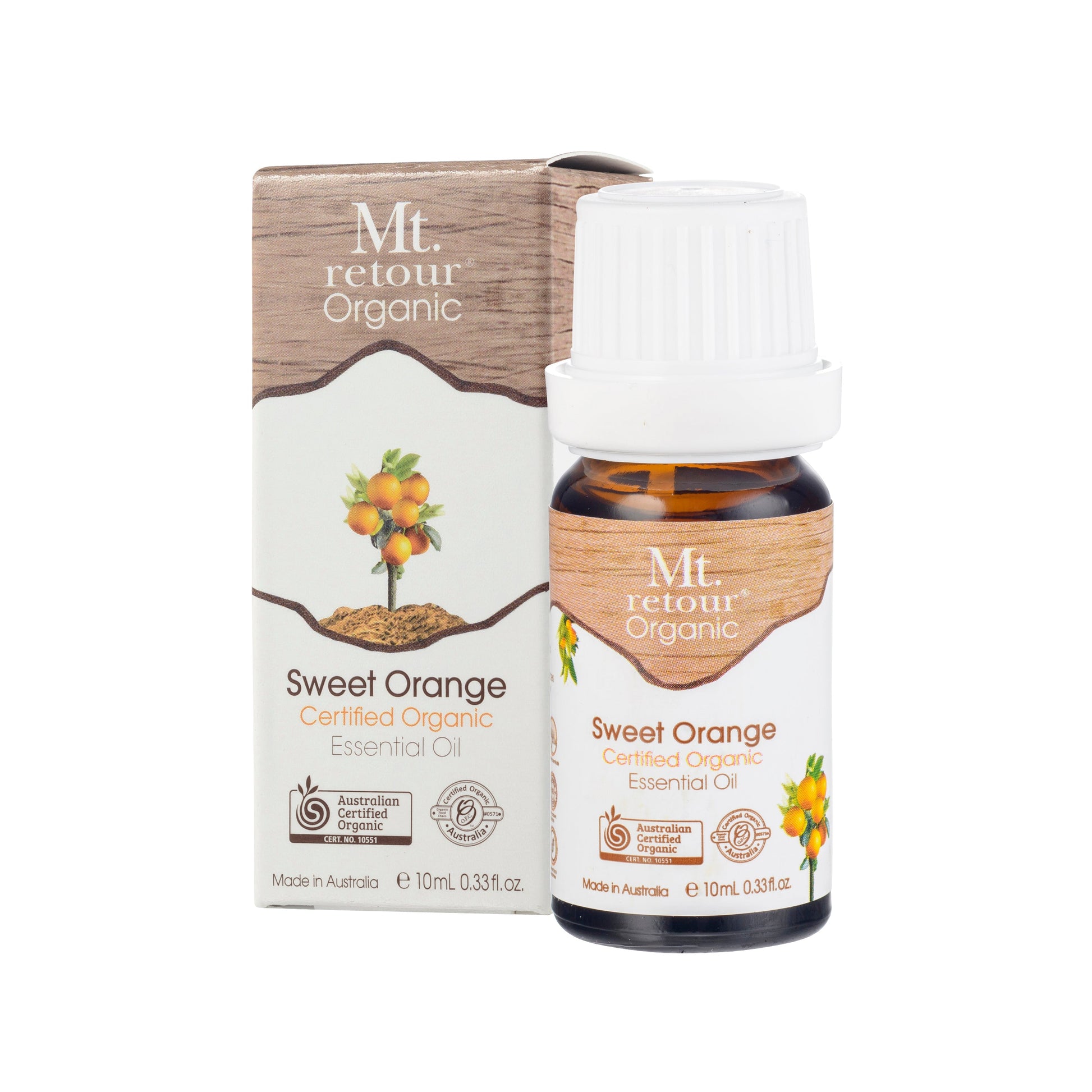 Mt. Retour - Sweet Orange Essential Oil - 10ml - The Bare Theory