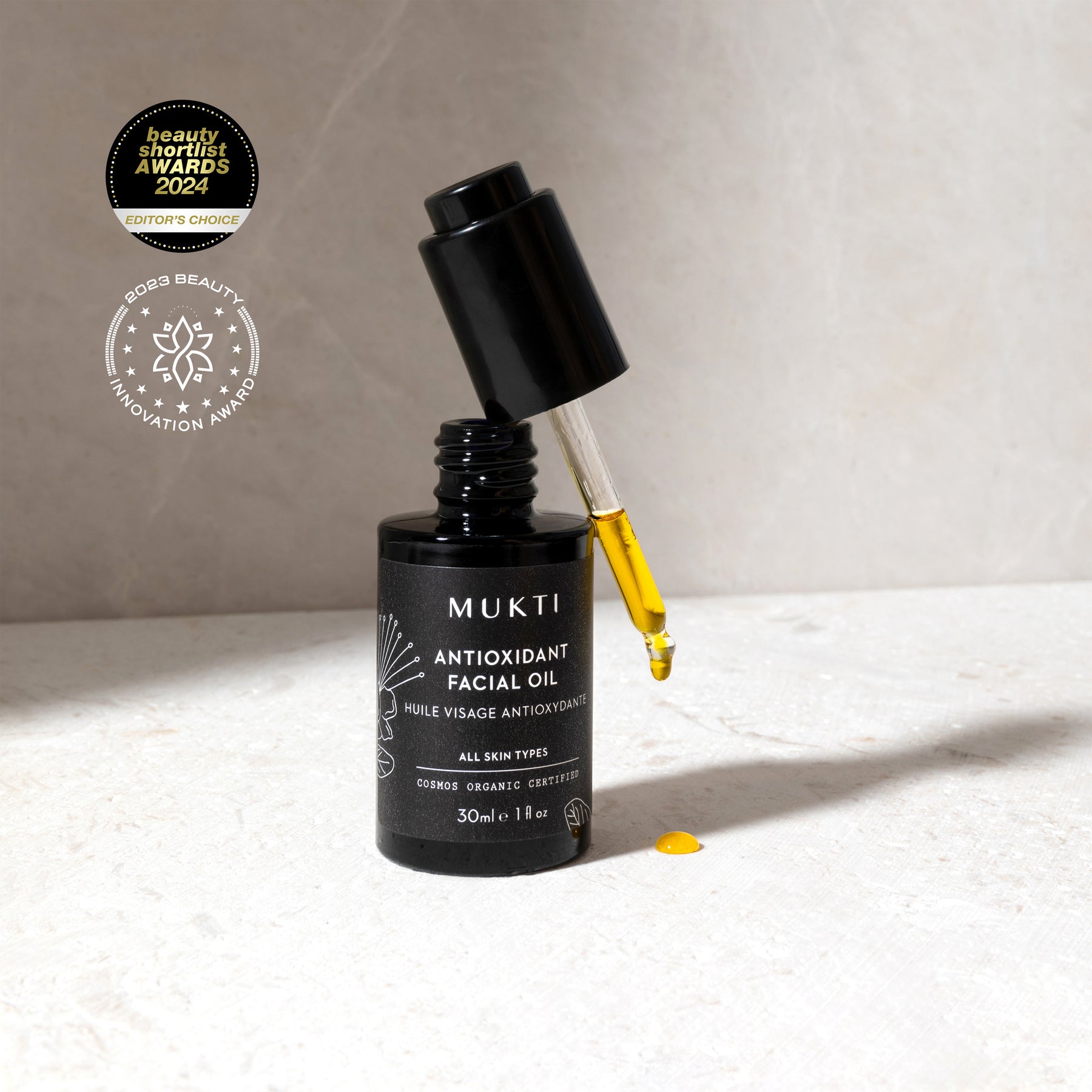 Mukti - Antioxidant Facial Oil - The Bare Theory